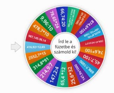 Műveletek tizedestörtekkel - Wordwall