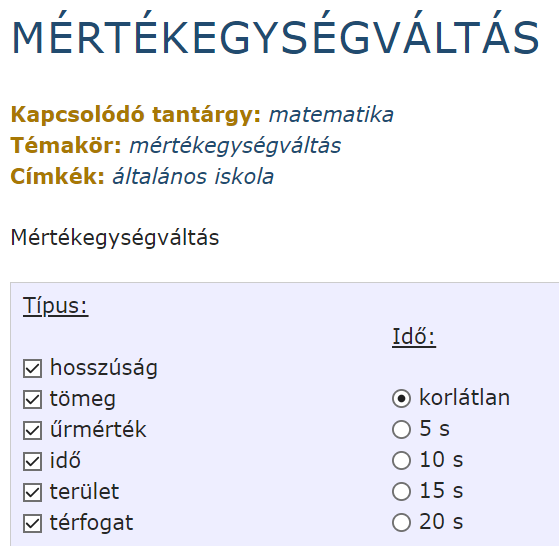 eMentor - online gyakorlás